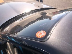 1990 Nissan Skyline R32 GTR NISMO rear glass