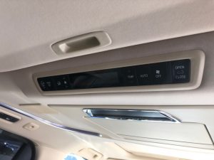 2017 Toyota Alphard Hybrid Executive Lounge roof controls