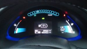 2014 Nissan Leaf X 24kW console