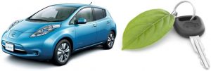 Nissan Leaf and key