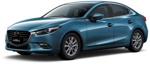 Mazda 3 hybrid Axela hybrid blue