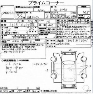 RED 2000 Mitsubishi Lancer EVO 6 TME auction report