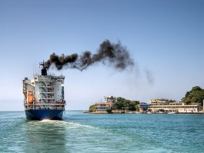 Ship pollution