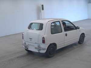 Mazda Autozam Carol white rear