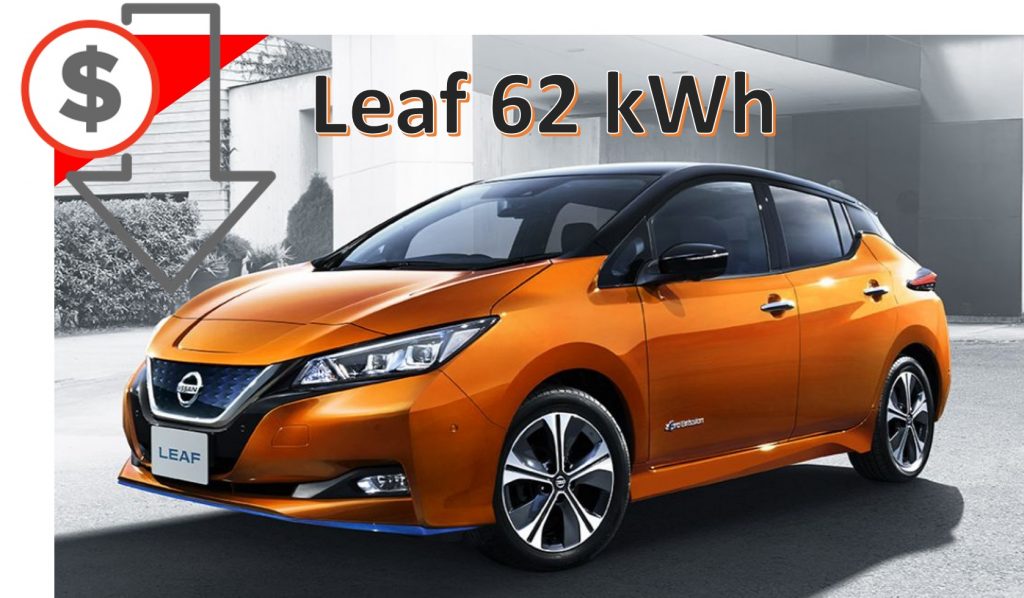 Leaf 62kWh Import Cheaper