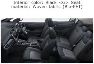 Leaf 62kWh cloth interior 1