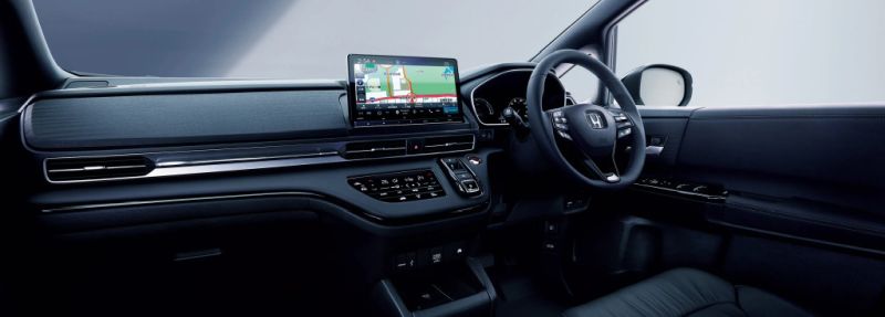 Import Honda Odyssey hybrid interior EX black edition