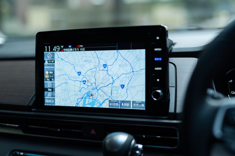 Import Honda Odyssey hybrid interior navigation