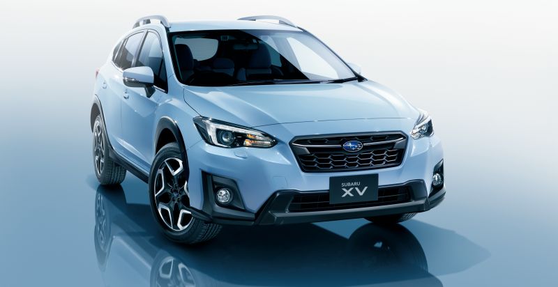 Import Subaru XV hybrid to Australia blue front 2