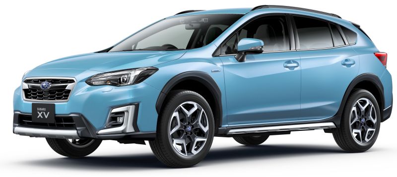 Import Subaru XV hybrid to Australia blue front 3