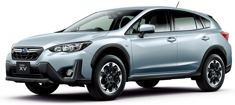 Import Subaru XV hybrid to Australia silver front