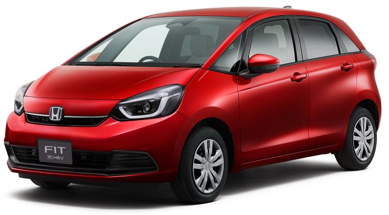 Honda Fit EHEV Home red front