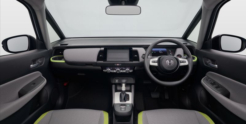 Honda Fit hybrid import NESS interior