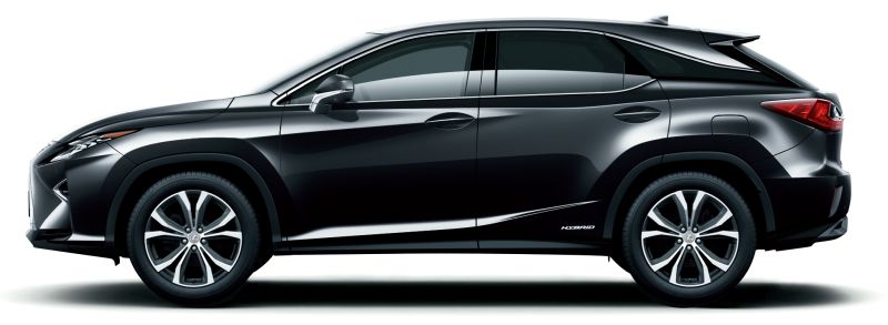 Lexus RX 450h hybrid Japan black side