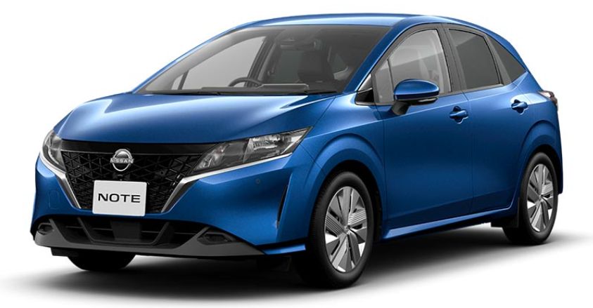 Nissan Note hybrid e-Power dark blue