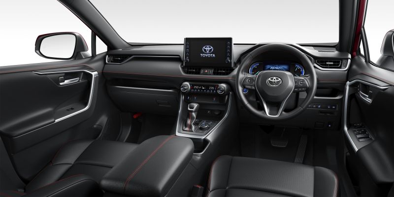 Toyota RAV4 hybrid PHV interior
