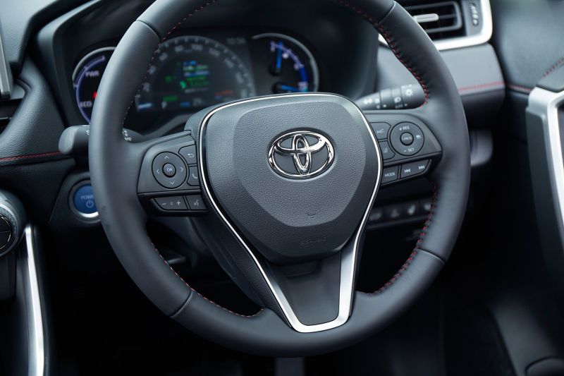 Toyota RAV4 hybrid steering wheel