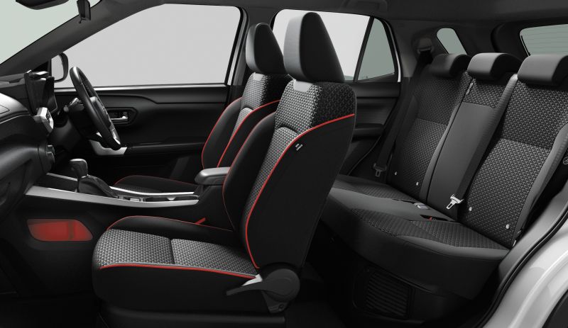 Toyota Raize hybrid Z interior seats