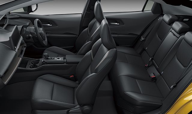 2023 Prius hybrid X seats