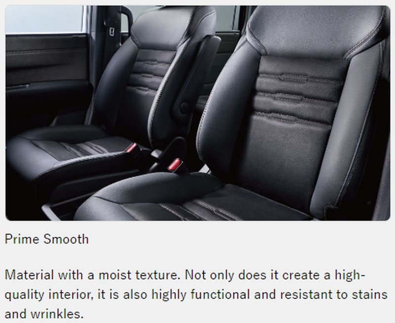 Honda Stepwagn Spada Premium Line suede like seat