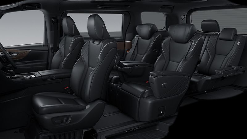 Toyota Alphard Executive Lounge leather seats