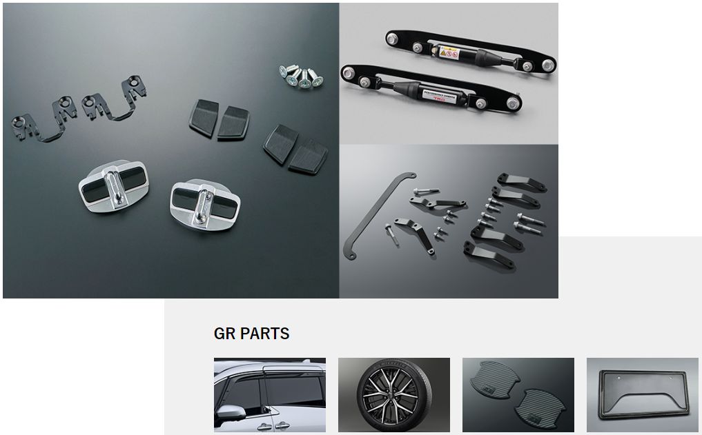 Toyota Alphard GR parts