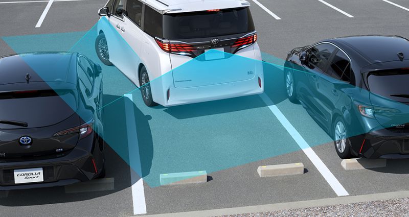 Toyota Alphard parking assist