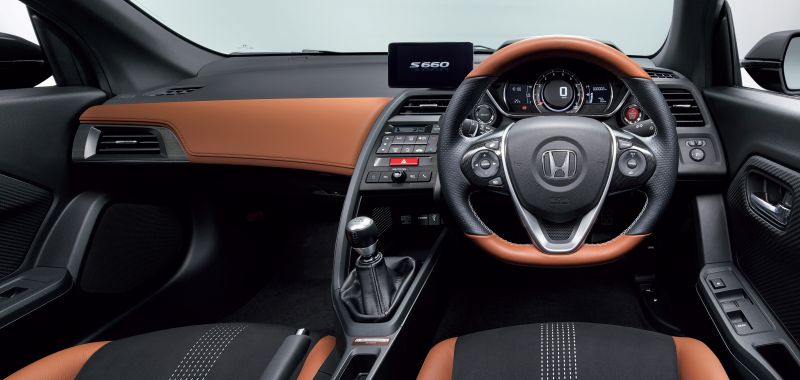 2017 Honda S660 Bruno Leather Edition interior