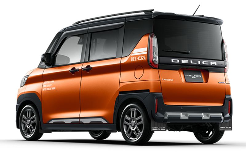 Delica mini active tone style rear orange
