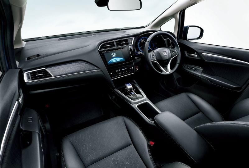 Honda Fit Shuttle hybrid import interior