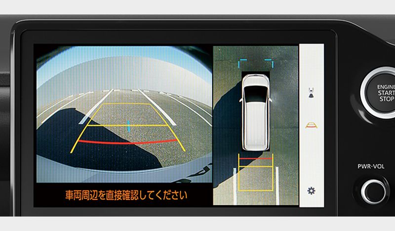 Toyota Noah hybrid 360 camera panorama view