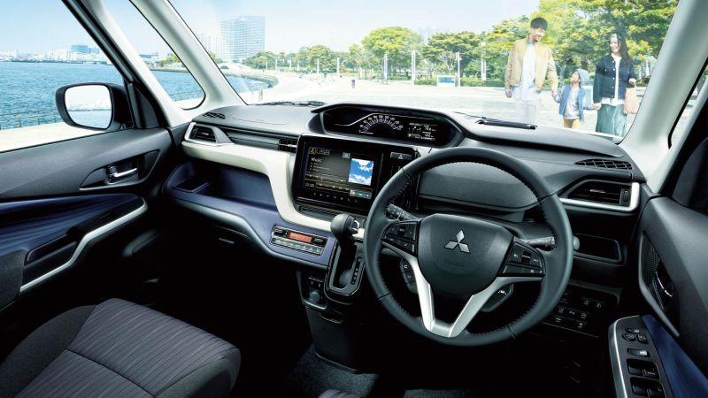 2024 Mitsubishi Delica D2 hybrid import dash navy and ivory