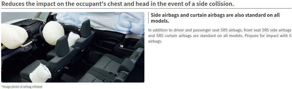 Solio hybrid airbags