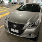 2013 Toyota Crown hybrid Athlete G front silver